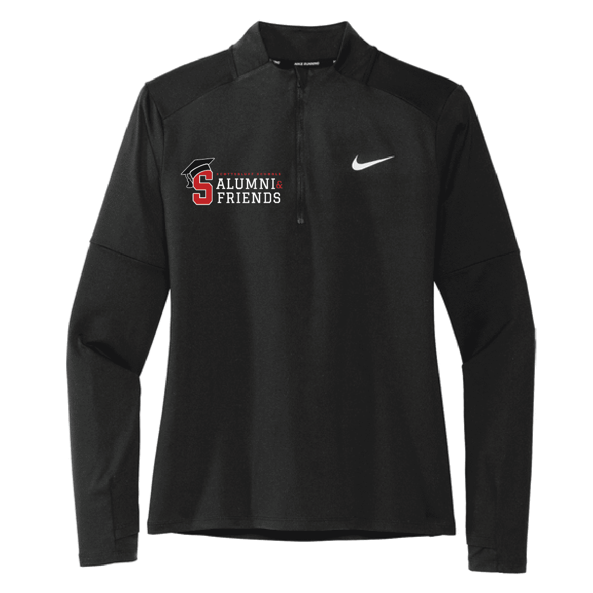 ALUMNI AND FRIENDS Nike Women's Dri-FIT 1/2-Zip Top