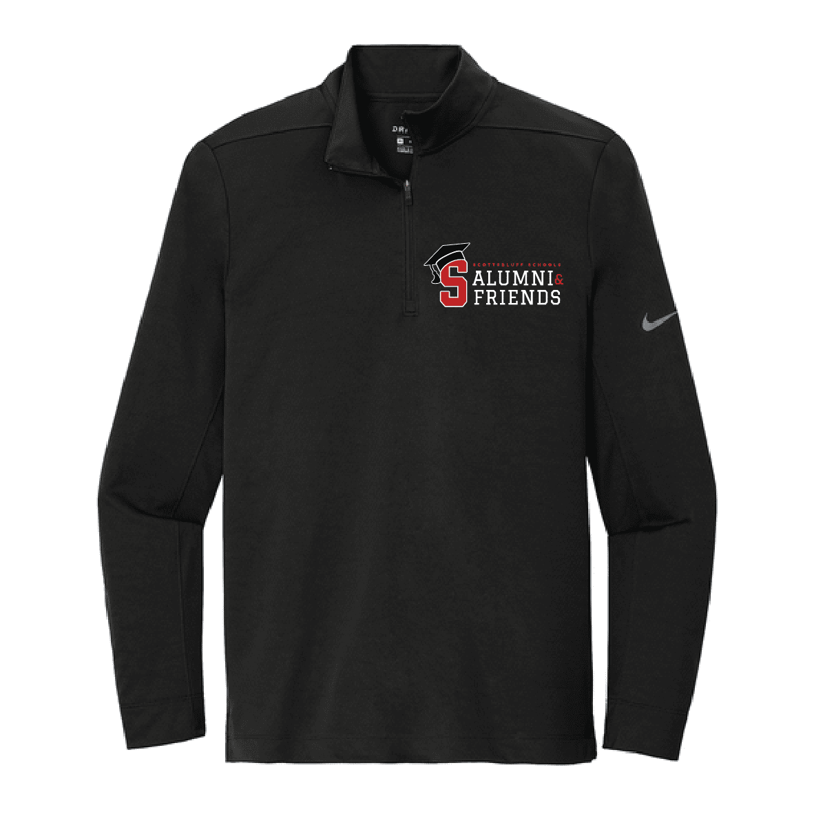 ALUMNI AND FRIENDS NIKE MEN 1/2-Zip Cover-Up