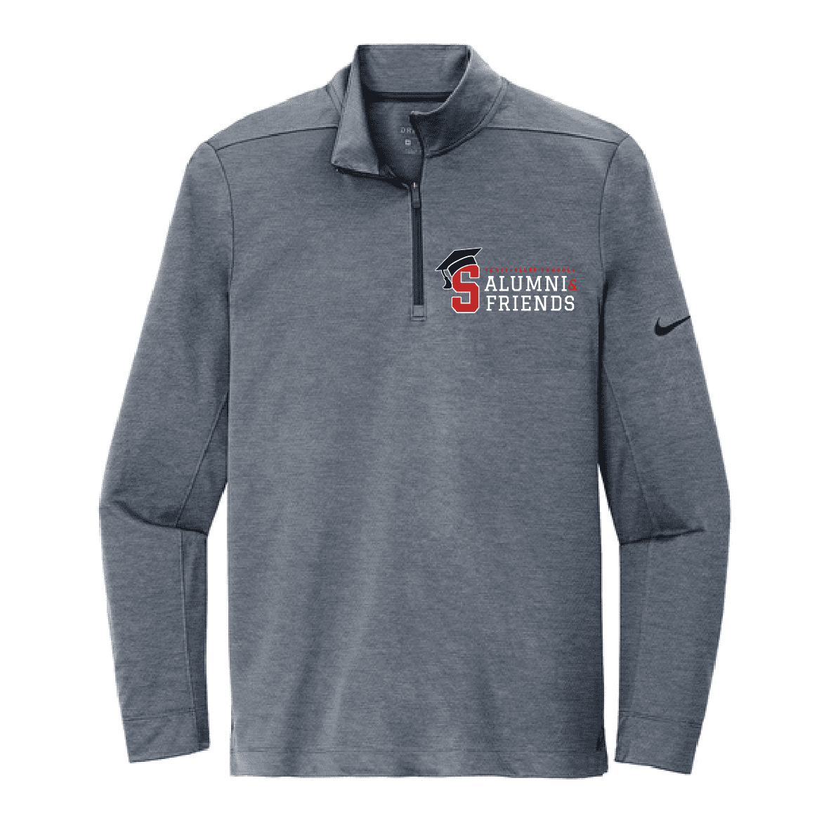 ALUMNI AND FRIENDS NIKE MEN 1/2-Zip Cover-Up